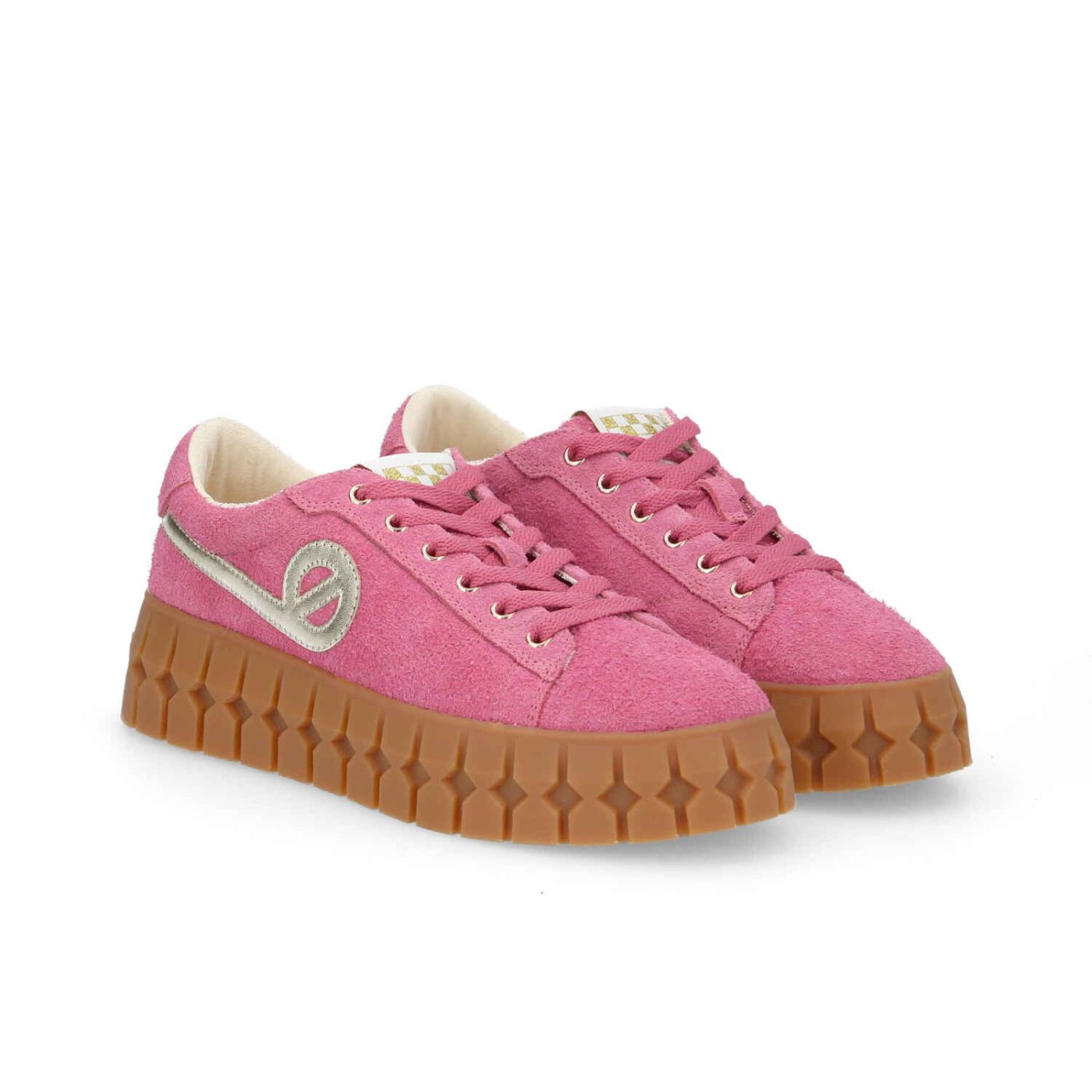 PLAY SNEAKER W  -  H.SUEDE/LOGO  - ROSA